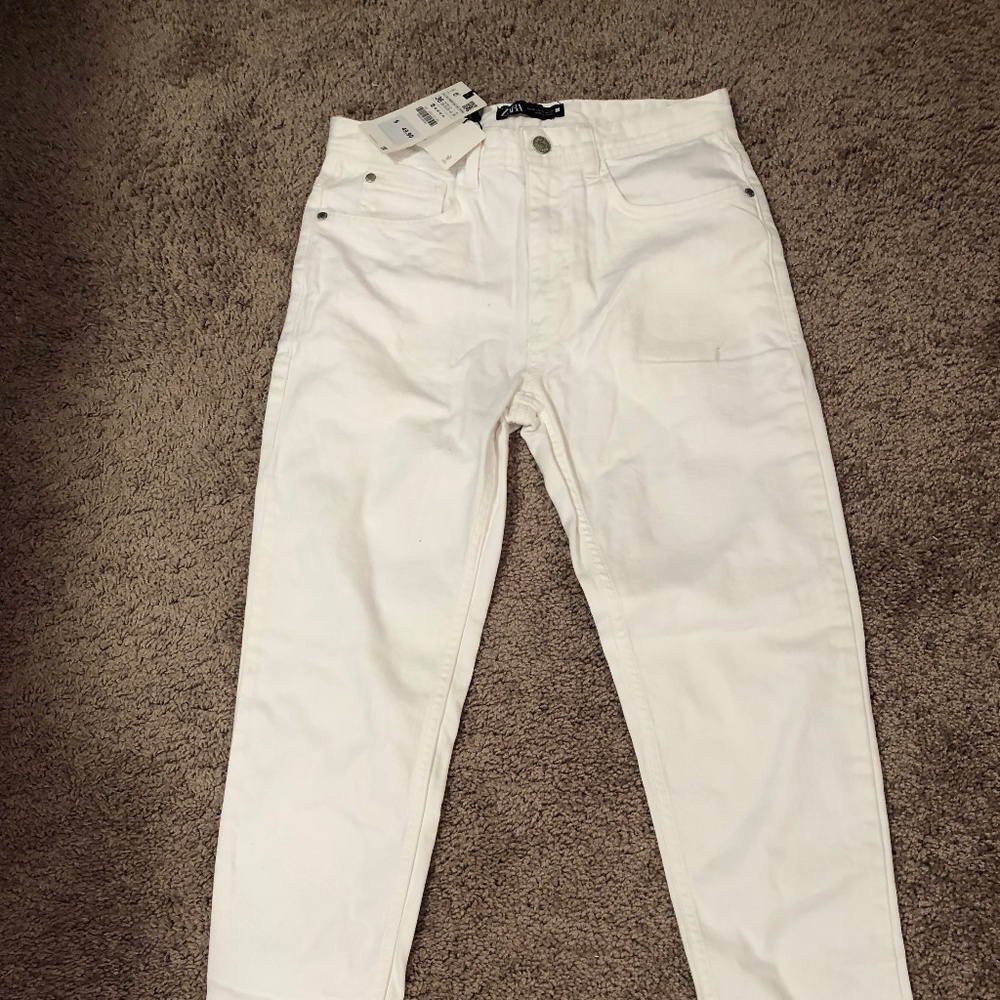 Zara NEW Women’s White Skinny Jeans size 8 with tags
